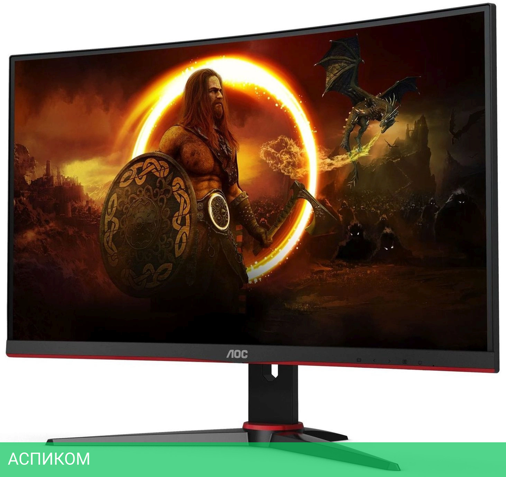 Монитор AOC Gaming черный/красный (CQ27G2SE/BK)