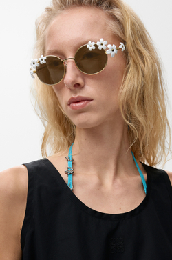 Loewe Солнцезащитные очки Daisy Field, белый