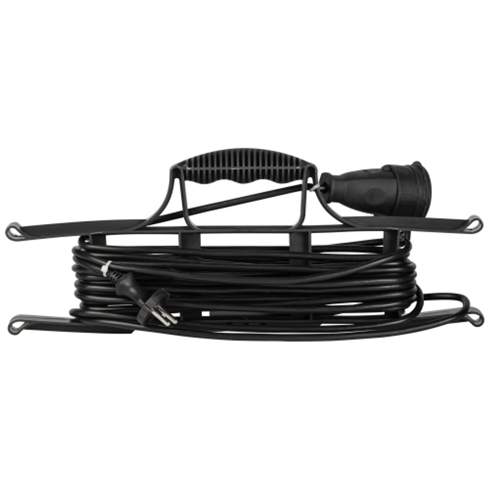 Удлинитель силовой ЭРА GREEN LINE FR-10-10m Greenline на рамке 1 розетка без заземления 10м ПВС 2x1мм2 | Силовые удлинители