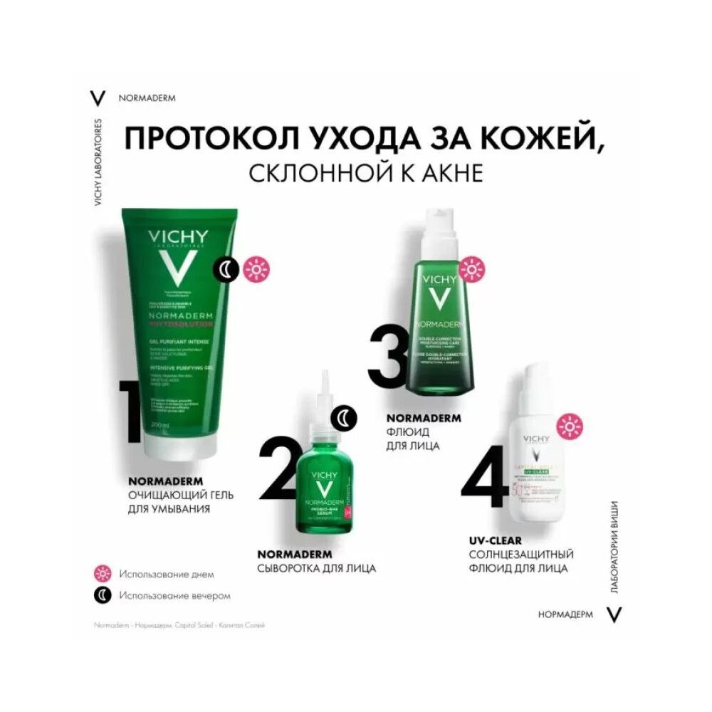 Vichy Normaderm PROBIO-BHA SERUM Пробиотическая обновляющая сыворотка против несовершенств кожи, 30 мл
