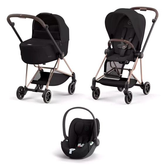 Детская коляска Cybex Mios 3 в 1 Sepia Black Rosegold