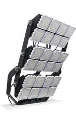 Светодиодный мачтовый прожектор HPWINNER FL40 1200W (60+40°, 5000K, IP68)