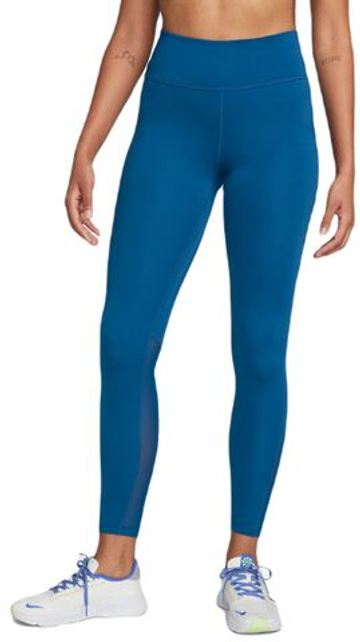 Леггинсы Nike One Dri-Fit Mid-Rise 7/8 Tight - court blue/white