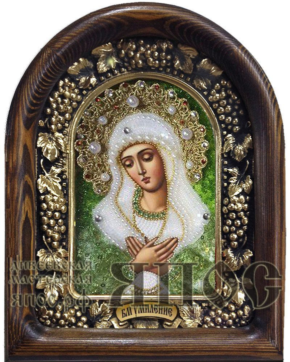 Икона Пресвятая Богородица Умиление бисер