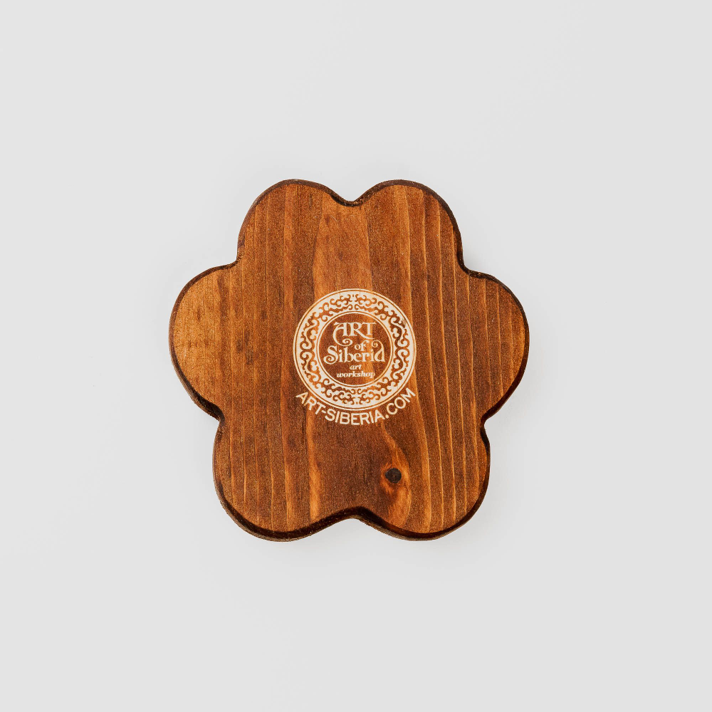 Деревянная менажница "Лапа" из кедра