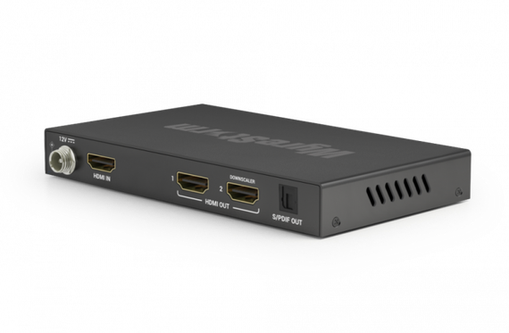 Wyrestorm EXP-SP-0102-8K - усилитель-распределитель 1 в 2 HDMI, поддержка 8K, HDMI2.1 (40 Гб/с), HDCP 2.2, масштабирование с 8К до 4К или с 4К до 1080р.
