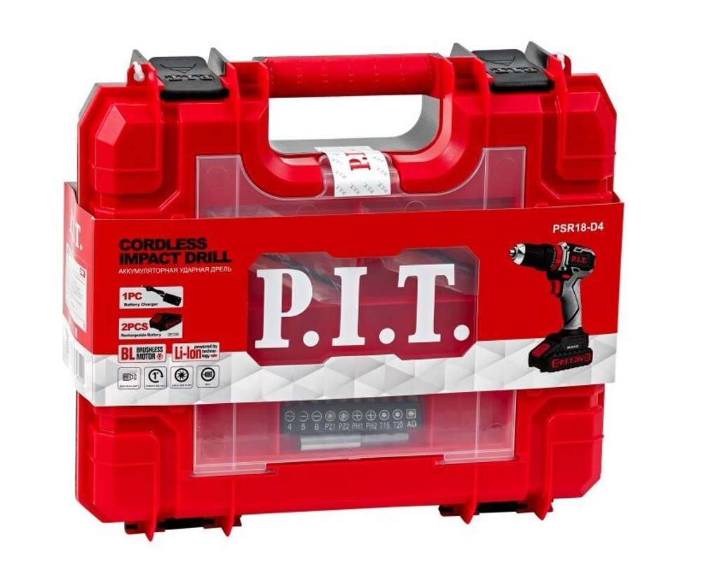 Шуруповерт PSR 18-D4 (20В,2 Li акк.1,5Ач,40Нм,2ск, ударный, фикс. шпинделя бесщеточный КЕЙС)
