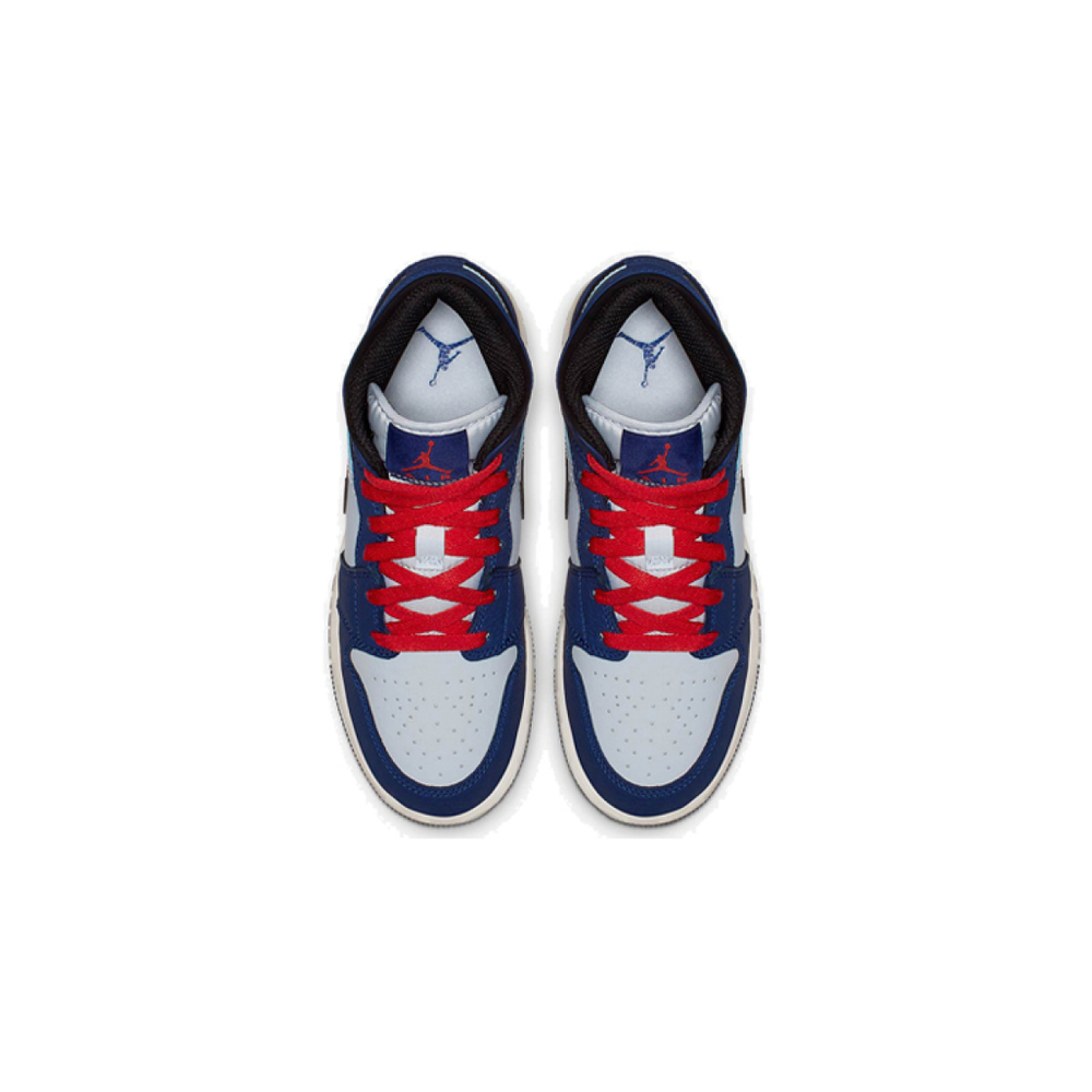 Кроссовки Air Jordan 1 Mid SE GS Deep Royal