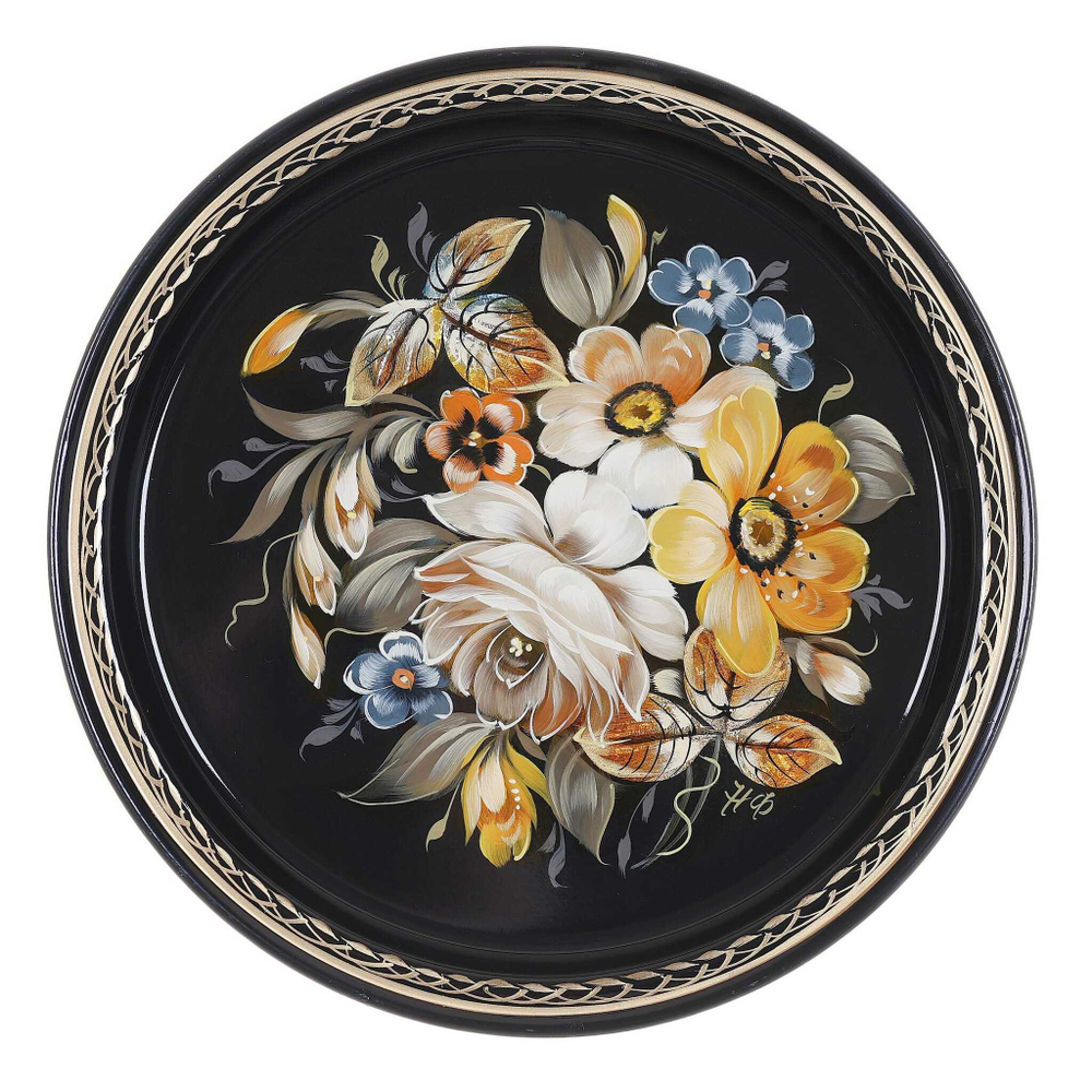 若斯托沃彩绘托盘 A5D210725166