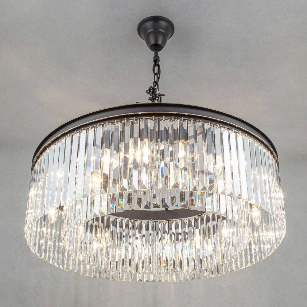 Citilux Мартин CL332161 Люстра хрустальная подвесная Прозрачная