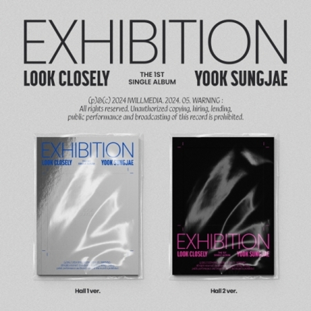 Альбом YOOK SUNG JAE - EXHIBITION : LOOK CLOSELY 1st Single Album 2 Version SET