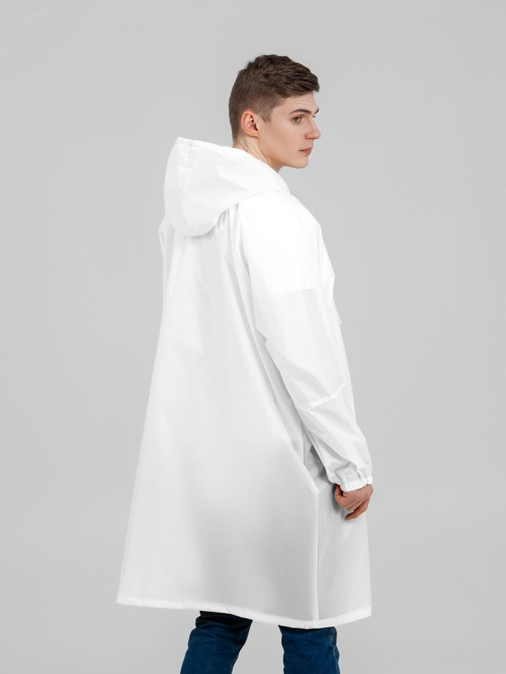 Дождевик-анорак Alatau, белый, единый размер