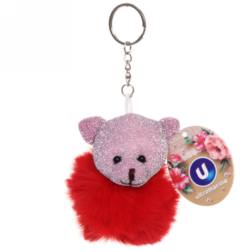 Брелок «Pom pom- Медвежонок Бонни» микс 6 цветов, 10см