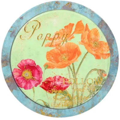 Подставка керамическая 18 см «Маки»