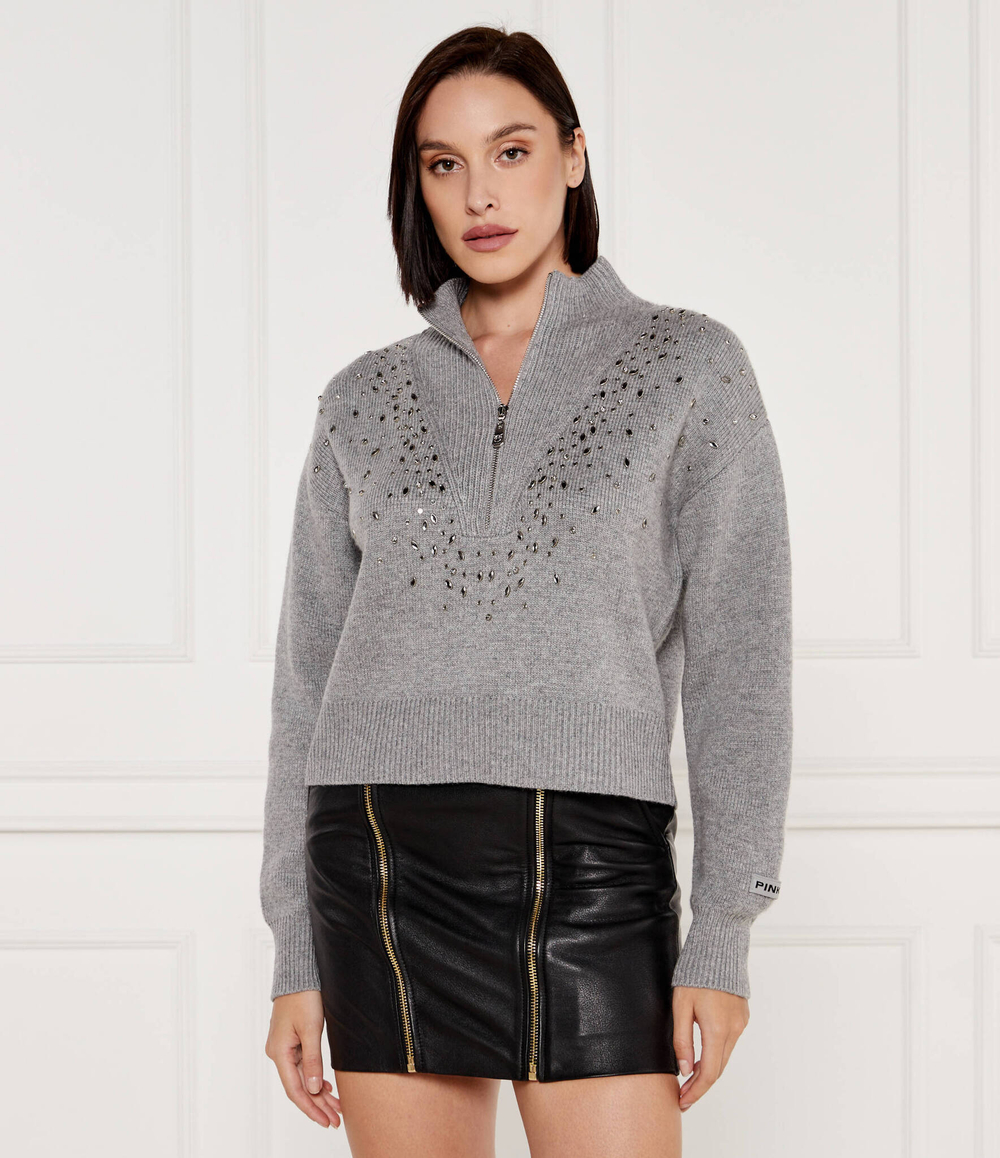 Свитер BOMBAY Pinko - серый(104324 A27A)