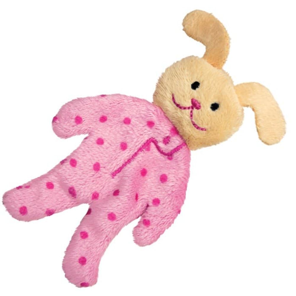 Kong игрушка для кошек Кролик в пижаме, с тубом кошачьей мяты Kong игрушка для кошек Кролик в пижаме, с тубом кошачьей мяты