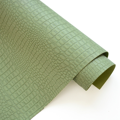 Кожзам переплетный с тиснением "Крокодил", прованские травы