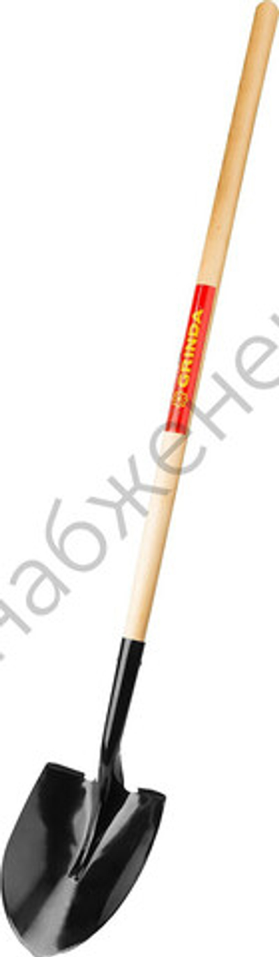 GRINDA 290 х 215 х 1500 мм, полотно 1.6 мм, закалено, деревянный черенок высш. сорт, штыковая лопата, тип ЛСГ (421824)