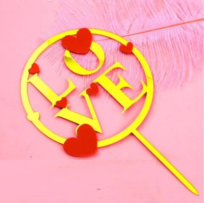 Топпер "Love", в круге