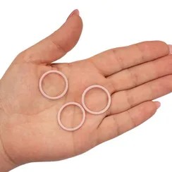 Кольцо для бретели пыльно-розовое 20 мм