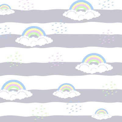 радуга в облаках