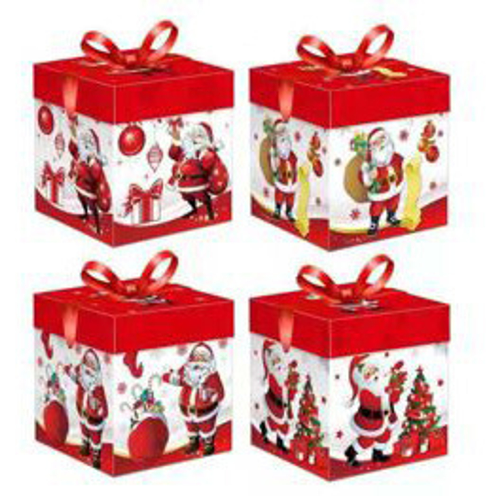 Коробка подарочная «Дедушка Мороз» 22*22*22 см
