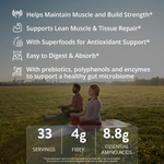 MRM Nutrition, Растительный протеин с суперфудами, ваниль, 1140 г (2,5 фунта)
