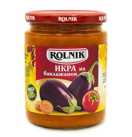 Икра из баклажанов 430г. Рольник
