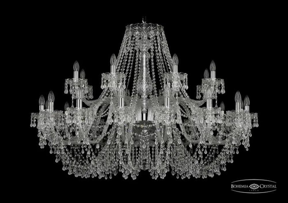 Подвесная люстра Bohemia Ivele 1410/16+8/460/Ni/V0300