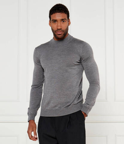 Хлопковый свитер san matteo HUGO - серый(50474173)