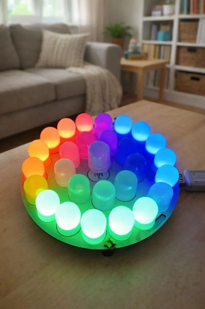 Набор для самостоятельной сборки и пайки "RGB LED-лампы с эффектами"
