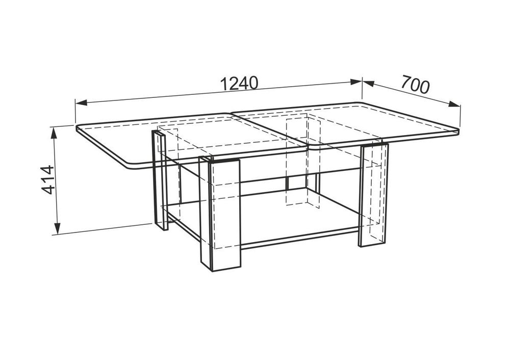 Стол журнальный "Адам 1"