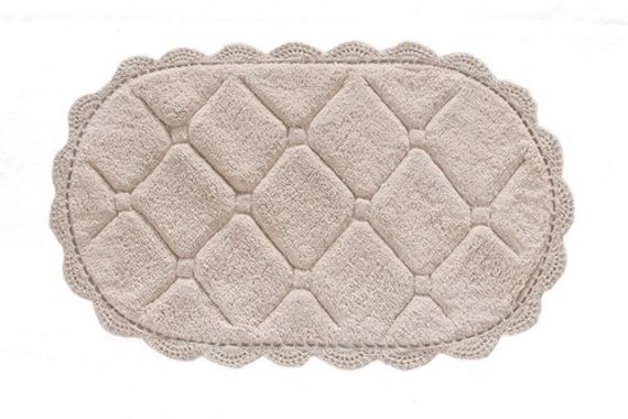 Brianna (капучино) Набор ков. для ванной кружевной 60х100 и 50х70