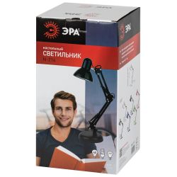 Настольный светильник ЭРА N-214-E27-40W-P розовый | Настольные светильники под лампу