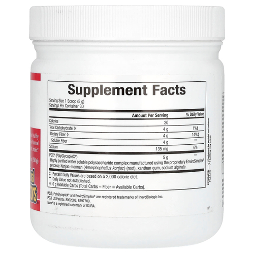 Natural Factors, SlimStyles, гранулы PGX, с нейтральным вкусом, 150 г (5,3 унции)