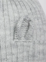 Шапка зимняя с помпоном и ушками для девочки