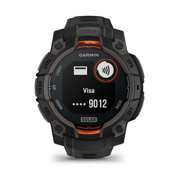 Умные часы Garmin Instinct 3 Solar 45 mm Black with Black Band (010-02934-00)