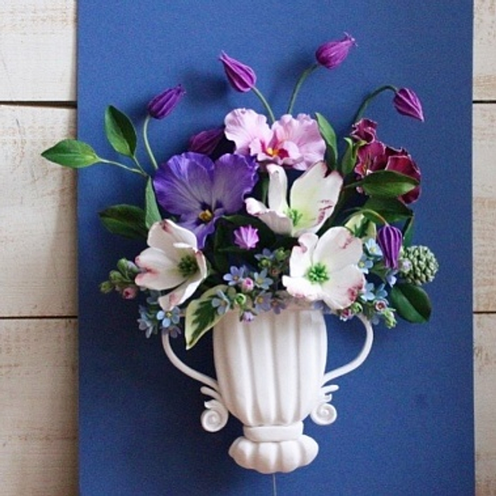 Паспарту отечественное. Основа для Весеннего проекта 2018. (синее)