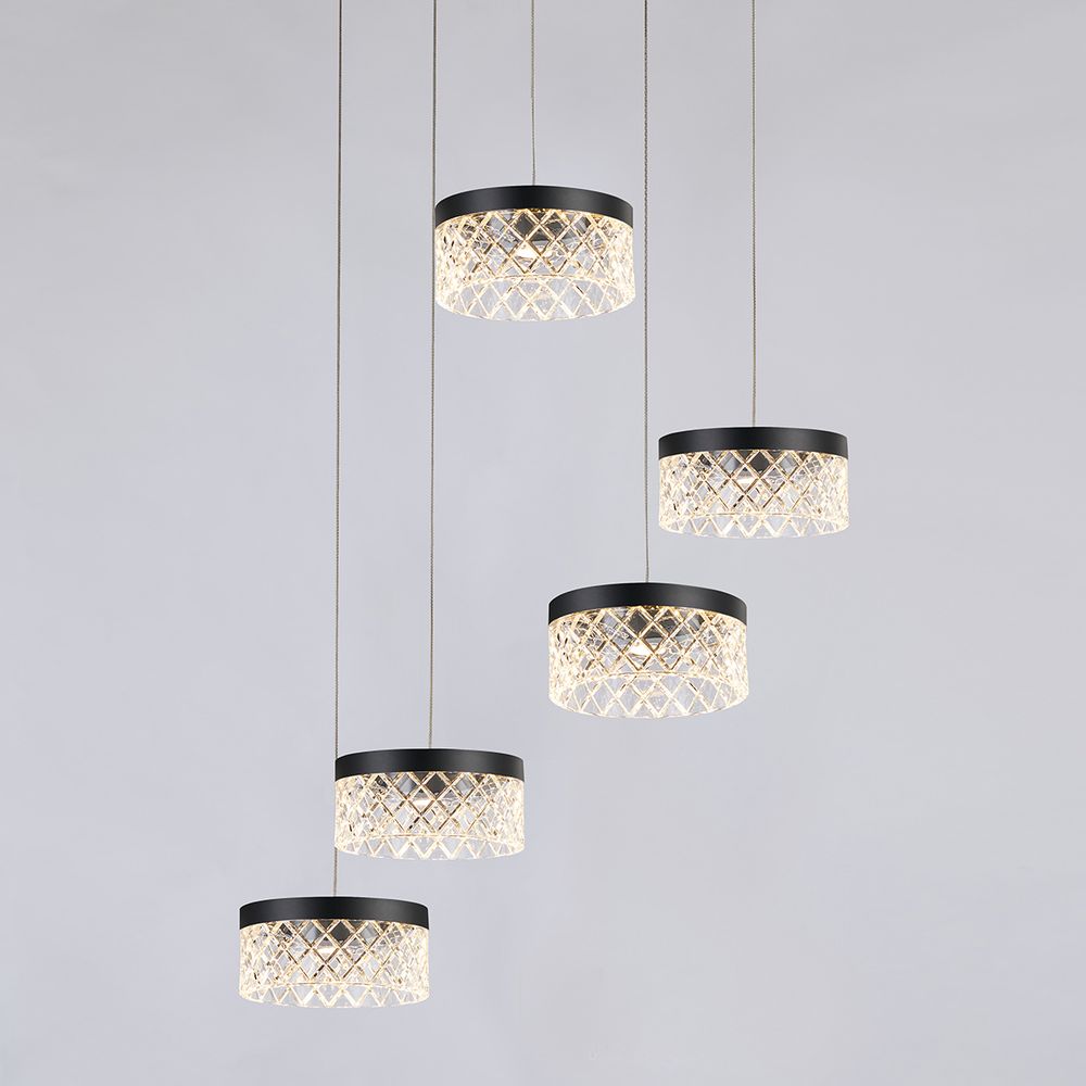 Подвесной светильник MD21020075-5A matt black