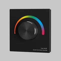 Роторная панель управления RF трехканальная 12-48В Цветная (RGB) 576Вт Lighting control 711028