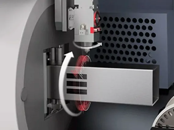 Базовый лазерный труборез HGTECH TUBE6035 3 кВт