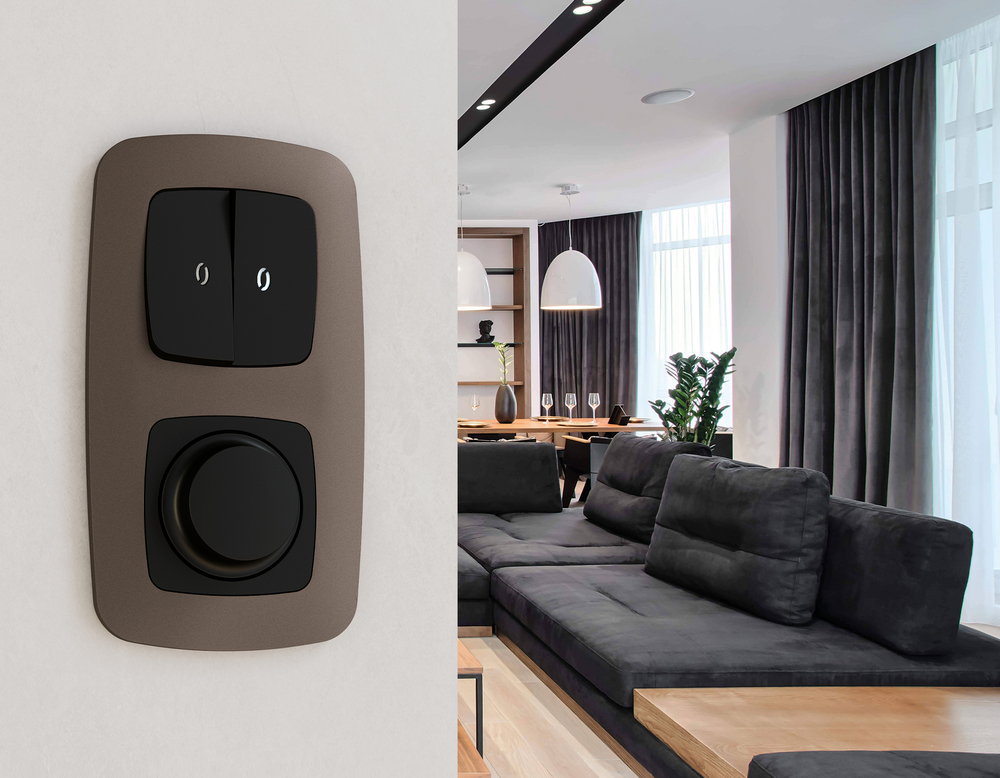 OF140631 Рамка OMEGA Ecta (Темная бронза матовый) 1-ая