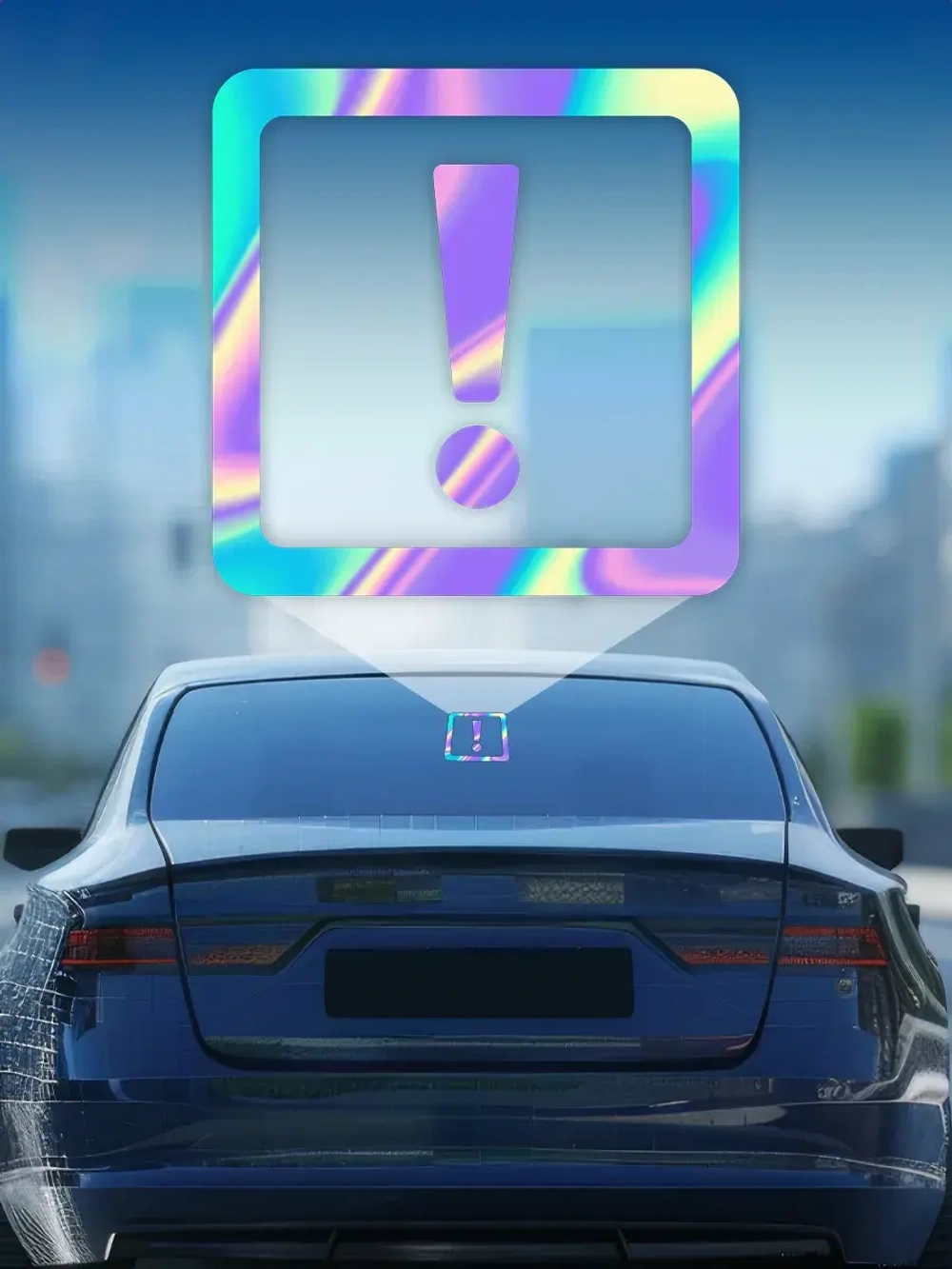 Наклейка на авто Начинающий водитель