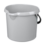 Ведро "Etna" круглое с носиком для слива 9л (серый)