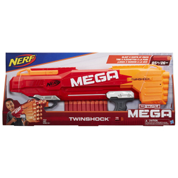 Nerf: Бластер Мега Твиншок B9893 — Mega TwinShock — Нерф Нёрф Хасбро