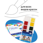 Кисть синтетика Гамма, плоская №12