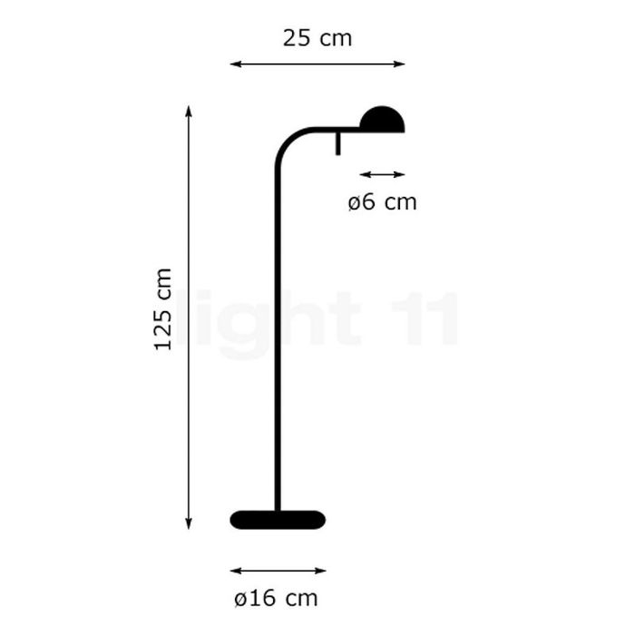 НАПОЛЬНЫЙ СВЕТИЛЬНИК VIBIA Pin 1660