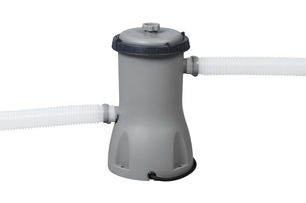 Каркасный бассейн Bestway 457х107 см + фильтр-насос 3028 л/ч, тент, лестница (56488 BW)