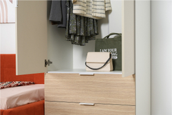 Шкаф Марвэл 16.317.02, Темно-серый, Сатин, Плэйн