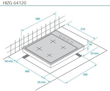 Варильна поверхня електрична BEKO HIZE 64101 X